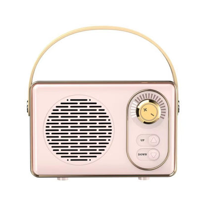Speaker Bluetooth Retro Portatile Con TF Card