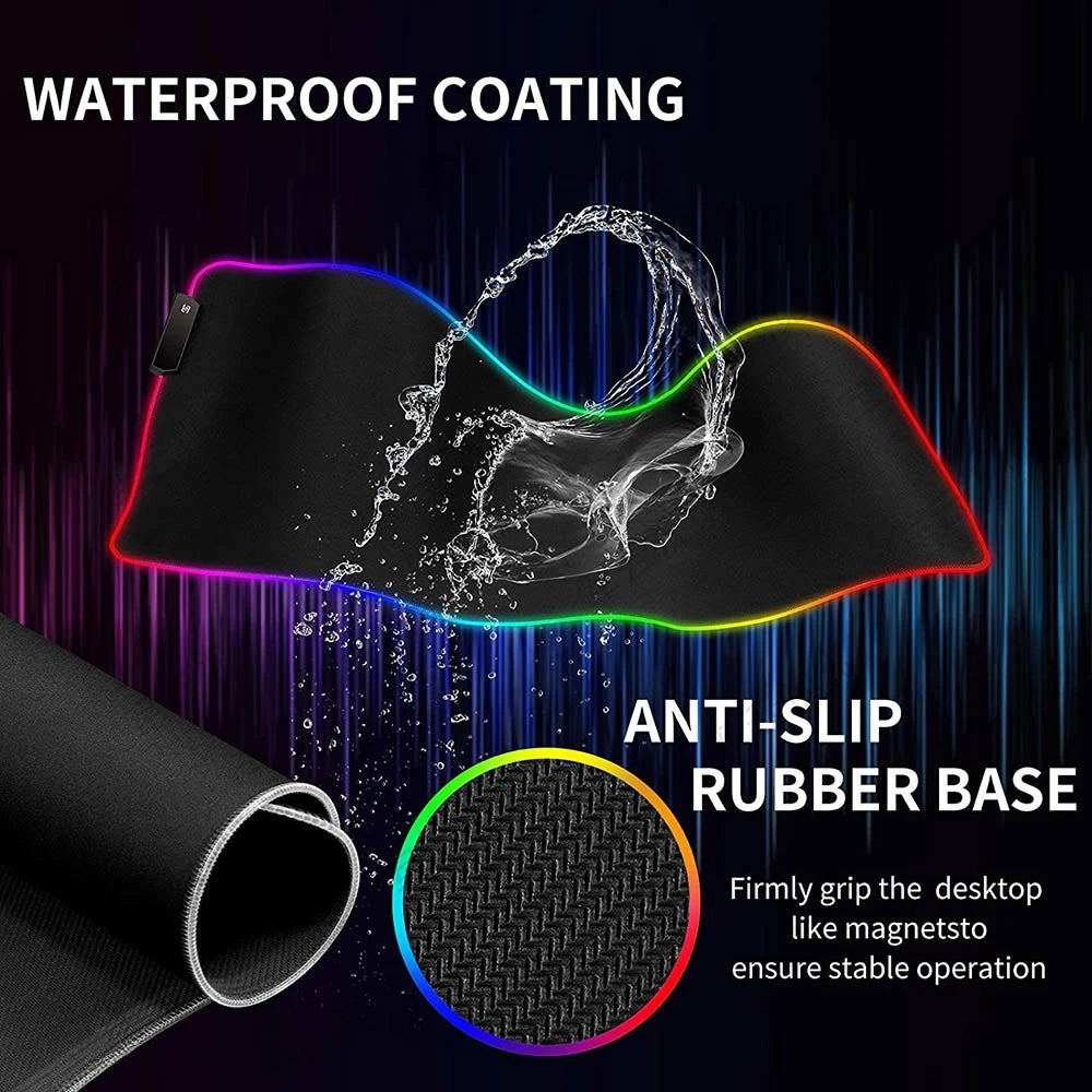 Tappetino Desk Mat RGB Personalizzabile per Scrivania Gaming