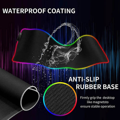 Tappetino Desk Mat RGB Personalizzabile per Scrivania Gaming