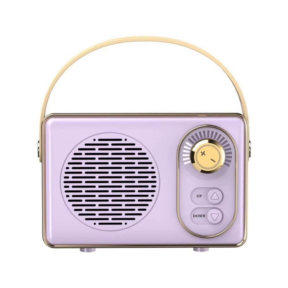 Speaker Bluetooth Retro Portatile Con TF Card