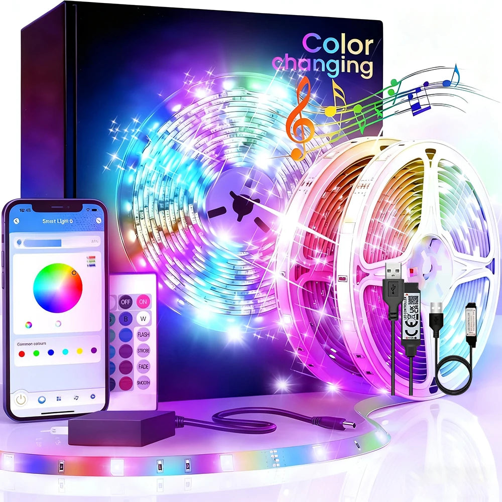 Striscia LED RGB Con App per Sfondo Streaming