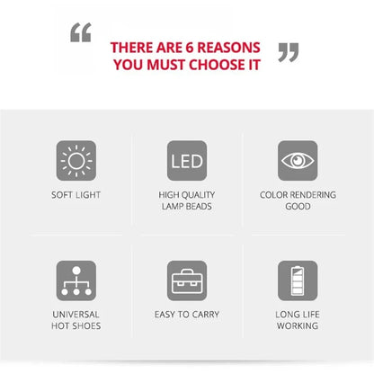 Lampada LED Da Scrivania per Video E Streaming (Fill Light)