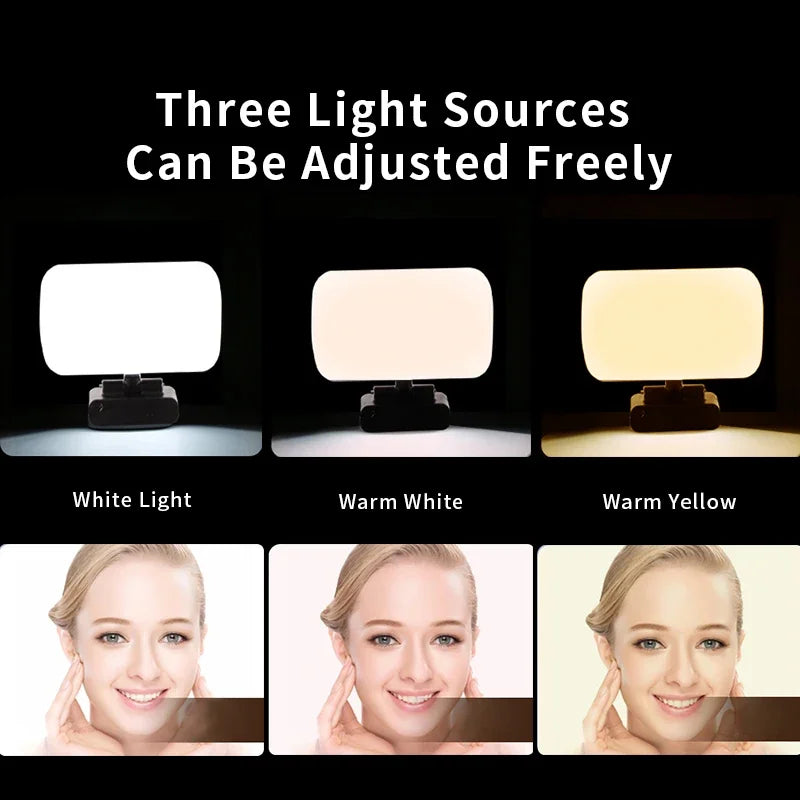 Selfie Ring Light LED per Webcam E Streaming