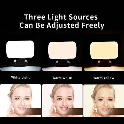 Selfie Ring Light LED per Webcam E Streaming