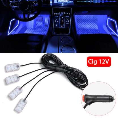 Luce Ambiente LED USB per Auto