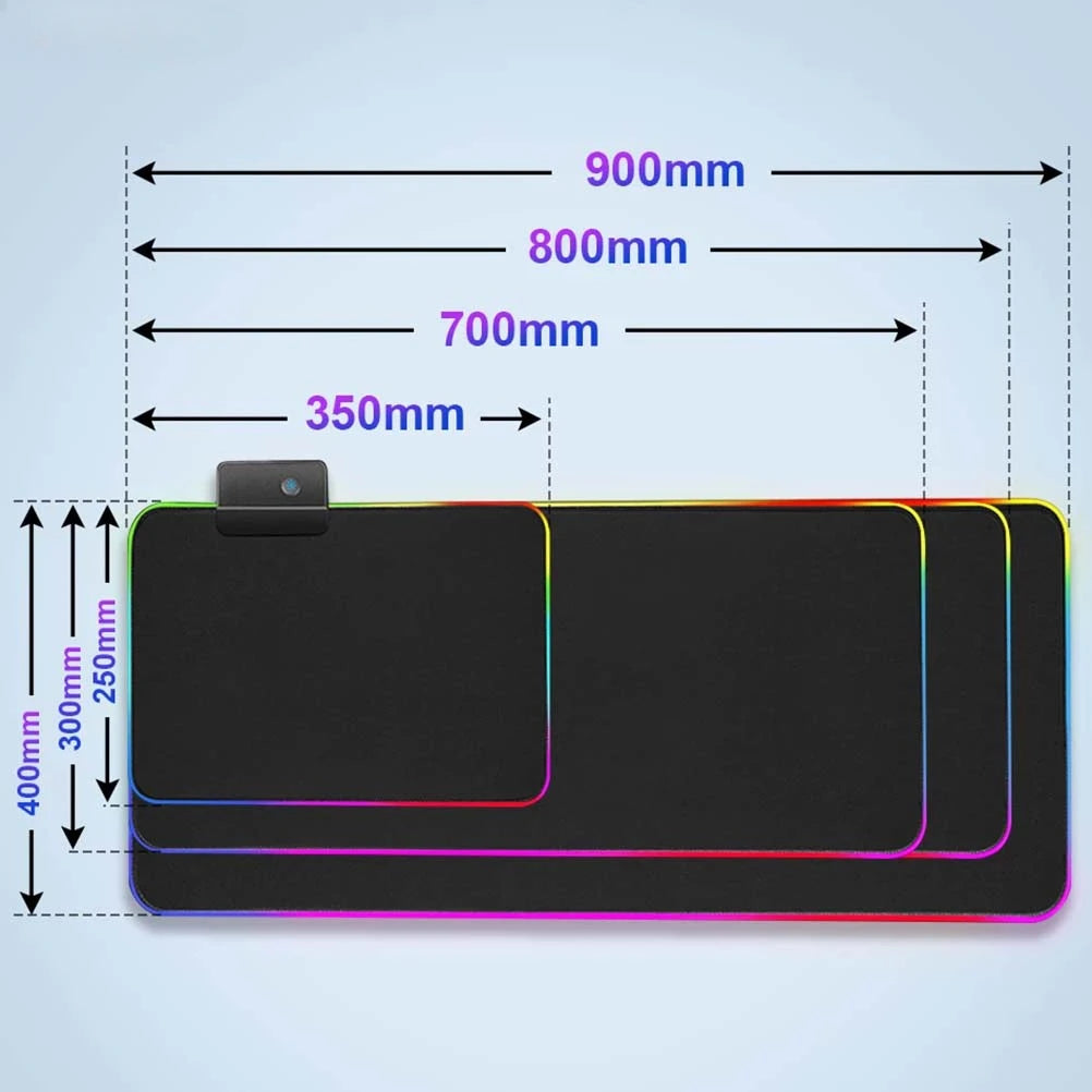 Tappetino Desk Mat RGB Personalizzabile per Scrivania Gaming