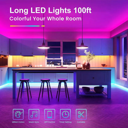 Striscia LED RGB Con App per Sfondo Streaming