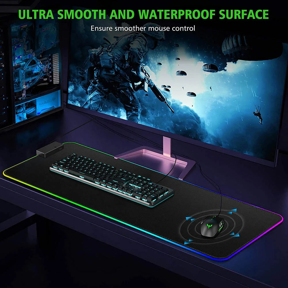 Tappetino Desk Mat RGB Personalizzabile per Scrivania Gaming