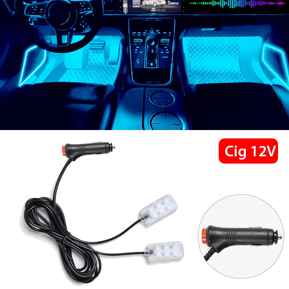Luce Ambiente LED USB per Auto