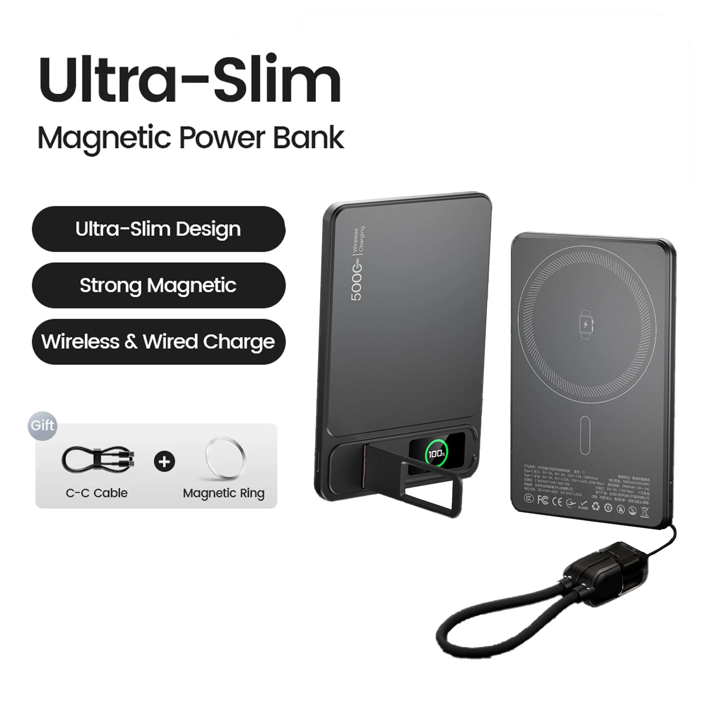 Power Bank Magsafe Slim 20W Fast Charging