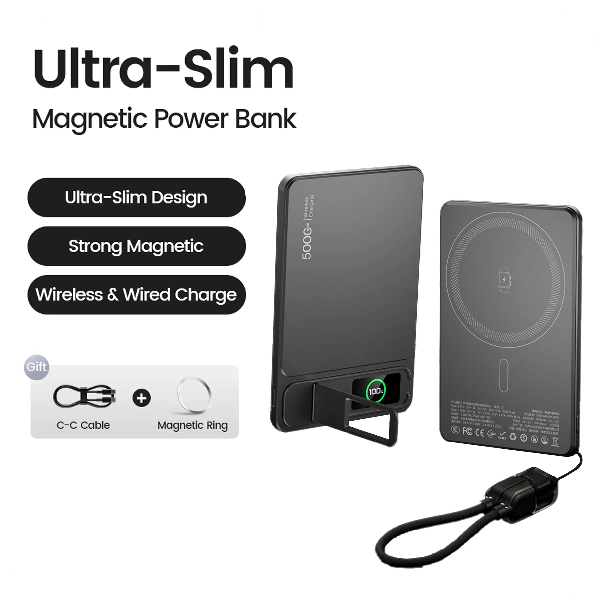 Power Bank Magsafe Slim 20W Fast Charging