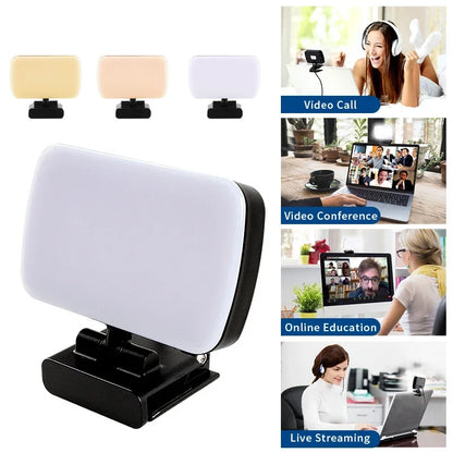 Selfie Ring Light LED per Webcam E Streaming