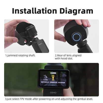Parasole Antiriflesso per Fotocamera Action Cam